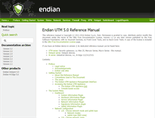 Tablet Screenshot of docs.endian.com